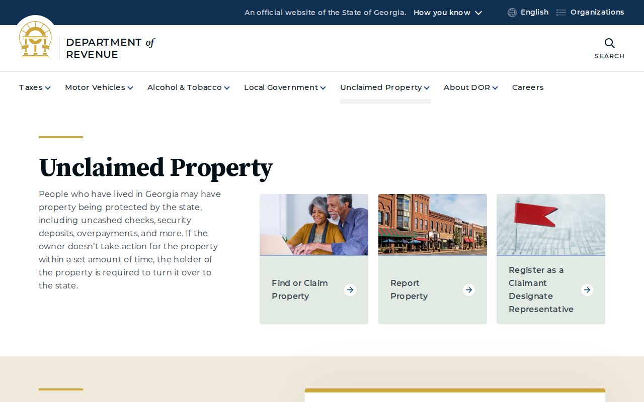 Milton people search through Georgia unclaimed property