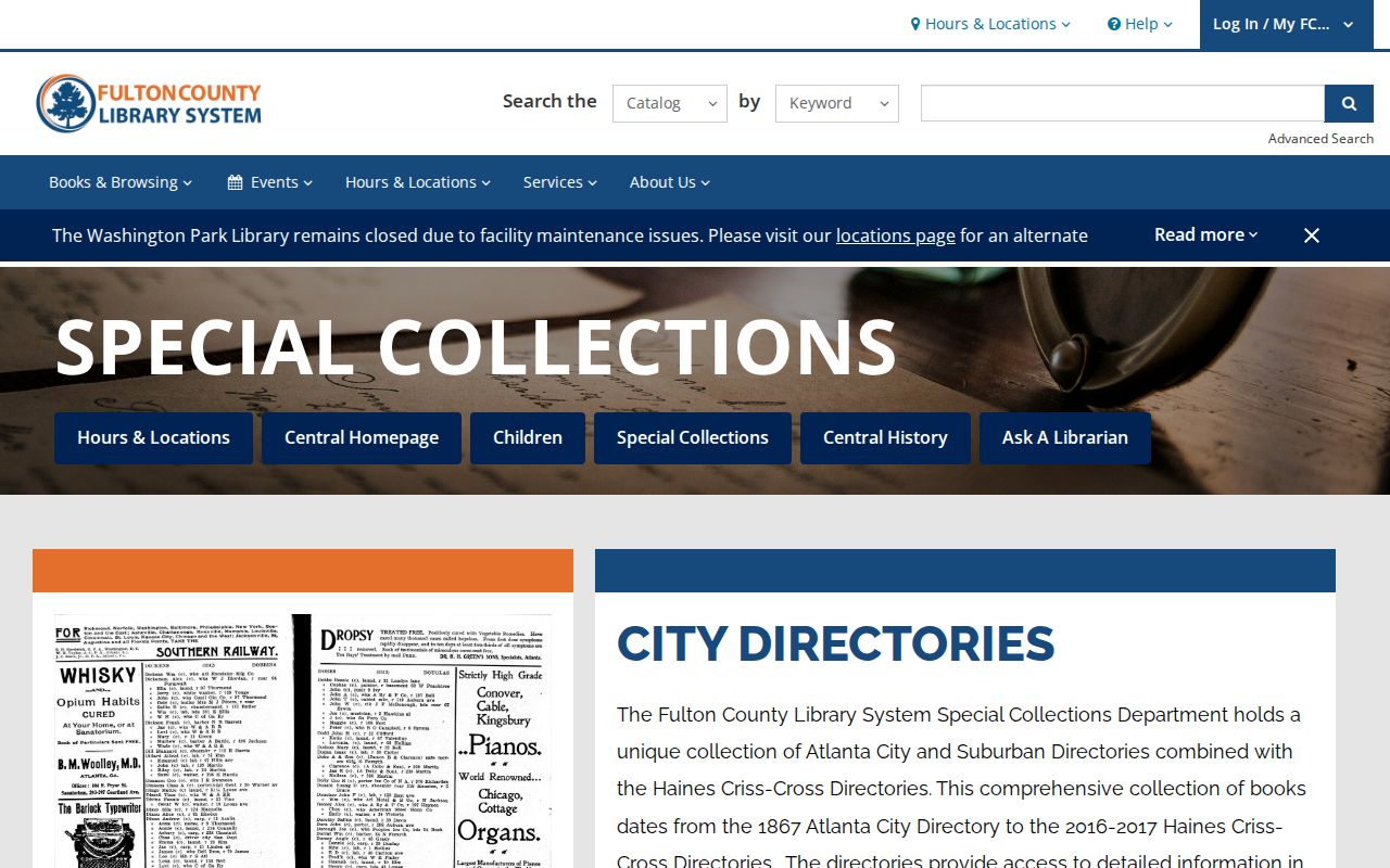 Milton people directories image of Fulton Library historical city directory collection